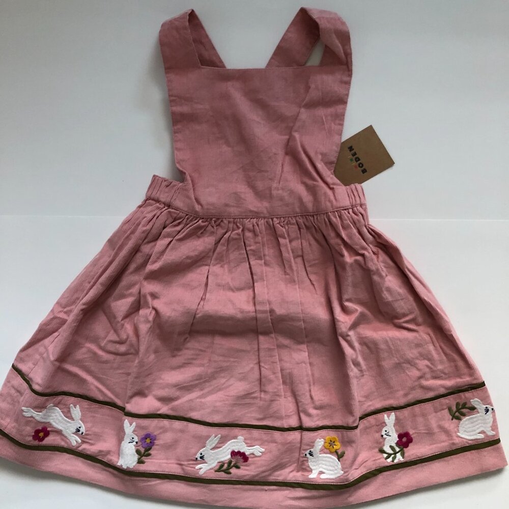 NWT Mini Boden Cord Applique Pinafore - Picture 5 of 8